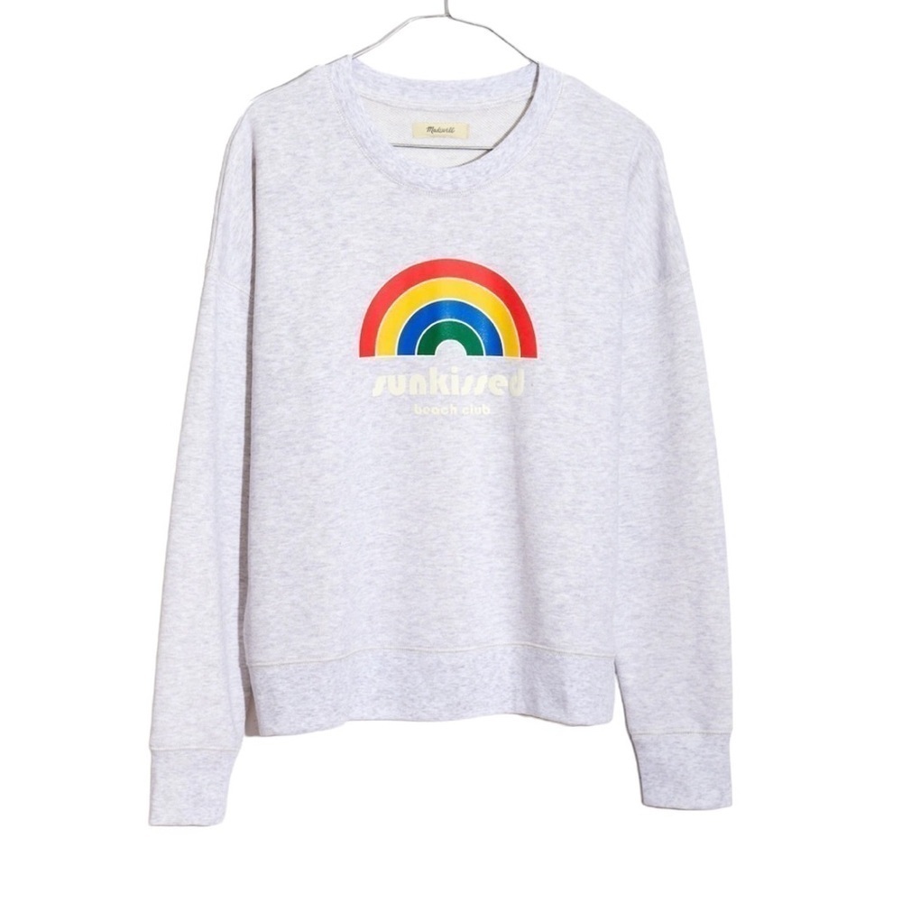 MADEWELL Sunkissed Beach Club Graphic Mainstay Sweatshirt AN438